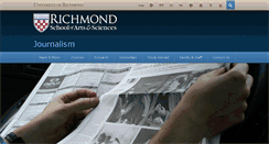 Desktop Screenshot of journalism.richmond.edu