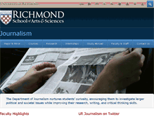 Tablet Screenshot of journalism.richmond.edu