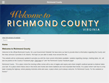 Tablet Screenshot of co.richmond.va.us
