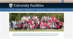 Desktop Screenshot of facilities.richmond.edu