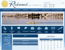 Tablet Screenshot of ci.richmond.ca.us
