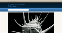 Desktop Screenshot of museumcollections.richmond.edu