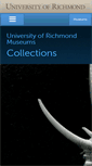 Mobile Screenshot of museumcollections.richmond.edu