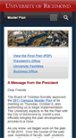 Mobile Screenshot of masterplan.richmond.edu