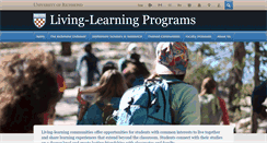 Desktop Screenshot of livinglearning.richmond.edu