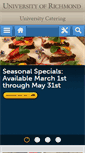 Mobile Screenshot of catering.richmond.edu