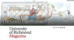 Desktop Screenshot of magazine.richmond.edu