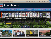 Tablet Screenshot of chaplaincy.richmond.edu