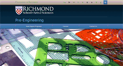 Desktop Screenshot of preengineering.richmond.edu