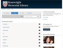 Tablet Screenshot of libguides.richmond.edu