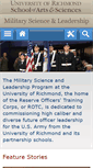 Mobile Screenshot of military.richmond.edu