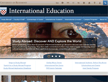Tablet Screenshot of international.richmond.edu