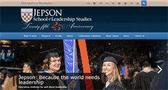 Desktop Screenshot of jepson.richmond.edu